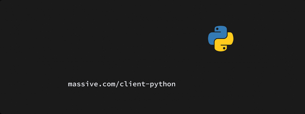 Massive + Python: Unlocking Real-Time and Historical Stock Market Data